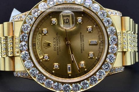 rolex uhren gold diamanten